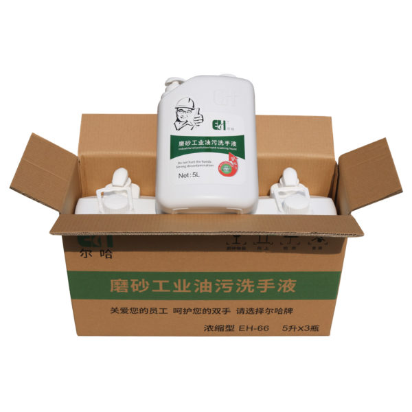 The outer carton packages of HEAVY-DUTY HAND CLEANSER 5L